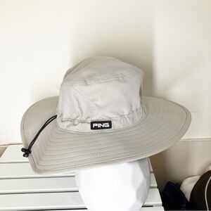 PING Men's Boonie Golf Hat One size Gray EUC
